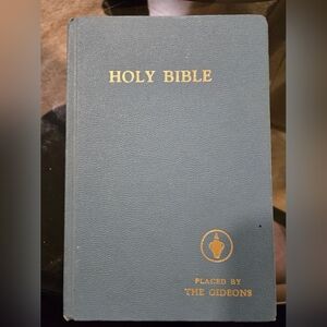 Blue Holy Bible